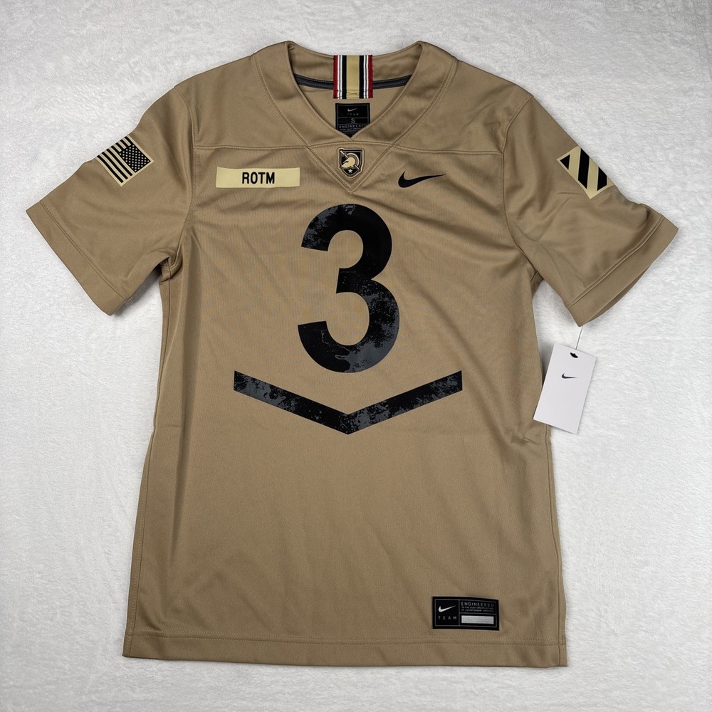 NWT Army Black Knights Nike 2023 Rivalry Collection Football Jersey #3 Small
